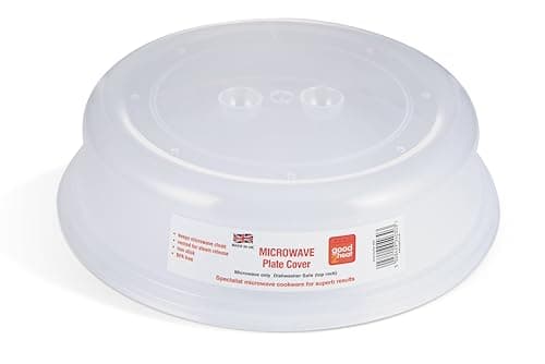 Image of Good2Heat Microwave Plate Cover 27cm - BPA Free & Dishwasher Safe Microwave Cover For Food 27 x 27 x 6.5cm, Red