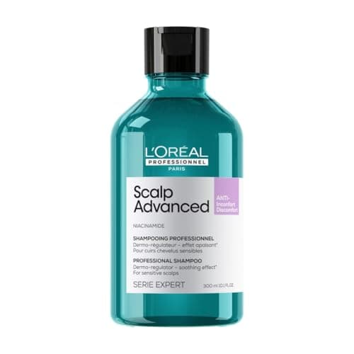Image of L’Oréal Professionnel Scalp Advanced Anti-Discomfort Shampoo, For Itchy and Dry Scalps, Deep Scalp Treatment, 300ml