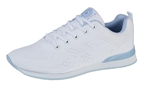Image of Dek Curve Womens Bowling Shoes Ladies Bowls Trainers White (White, Numeric_6)