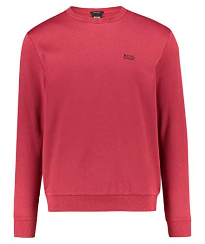 Image of BOSS Athleisure Men's Salbo 1 Sweatshirt, Red (Dark 605), Medium