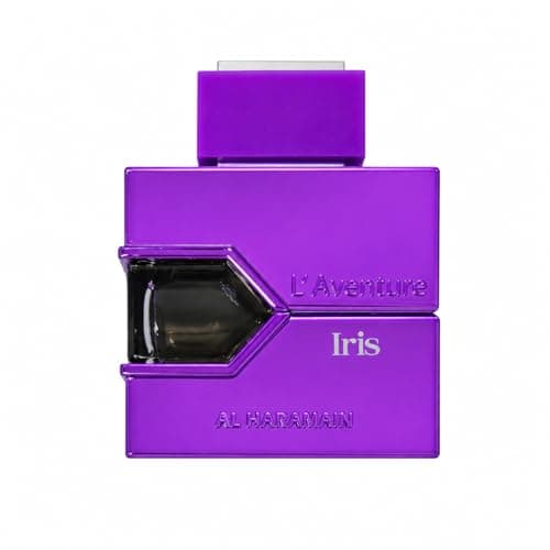 Image of Al Haramain L’Aventure Iris Eau de Parfum 100ml | Luxury Arabic Perfume for Women & Men | Floral Woody Musk Scent | Premium Arabian Eau de Parfum with Iris & Amber Notes