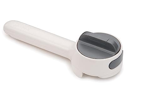 Image of Joseph Joseph Can-Do Plus Can Opener and Ring-Pull, Tin Opener with long handle for extra grip, White/Grey, 36