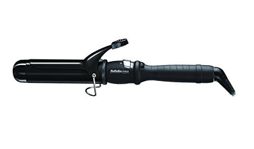 Image of Babyliss Pro Ceramic Dial A Heat Hair Tongs with 25 Heat Settings Curler Wand (BLACK)