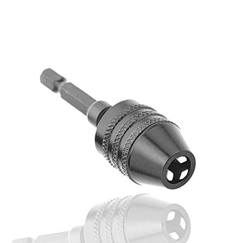 Image of Bestgle 0.3-8mm Keyless Drill Chuck Conversion Tool Quick Change Screwdriver Adapter Converter with 1/4-Inch Hex Shank