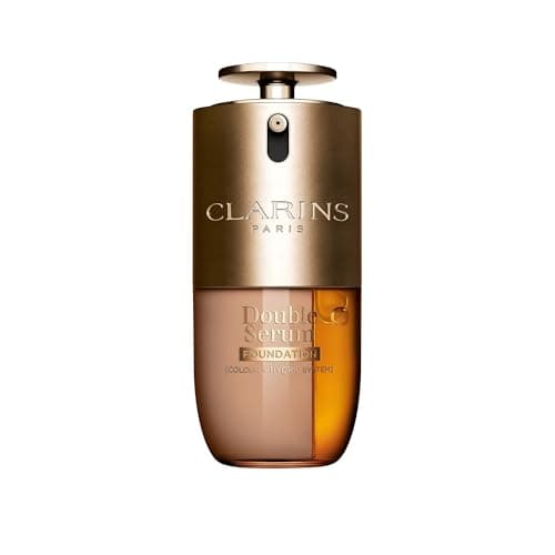 Image of Clarins Double Serum Foundation M2N 30ml | Hybrid Serum Foundation | Luminous Satin Finish | Medium-to-Full Customisable Coverage | Hydrates, Boosts Collagen Production and Reduces Signs of Ageing