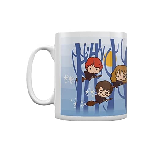 Image of Harry Potter (Chibi Harry Ron Hermione Flying) Mug