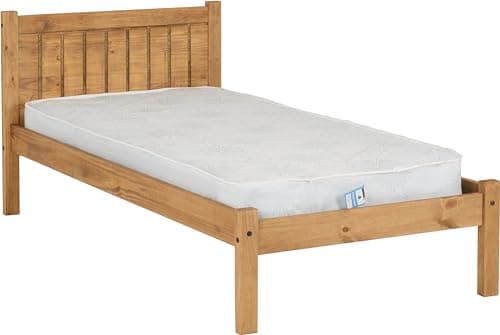 Image of Seconique Maya 3' Single Bed in Distressed Waxed Pine