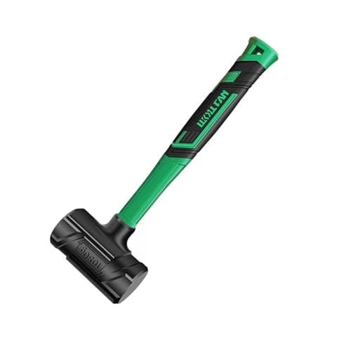 Image of BUSKPOK Dead Blow Hammer, Rubber Mallet with Non-Slip Grip, Marring Resistant (2LB)