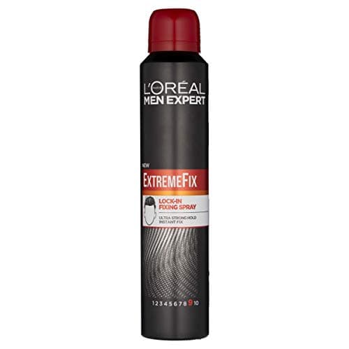 Image of L'Oreal Men Expert Men's Hair Spray, Extreme Fix Lock-In Fixing Spray, 200 ml