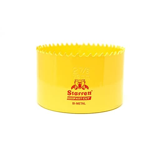 Image of Starrett HSS Bi-Metal Fast Cut Hole Saw - 73mm - For Metal, Wood, Plastics