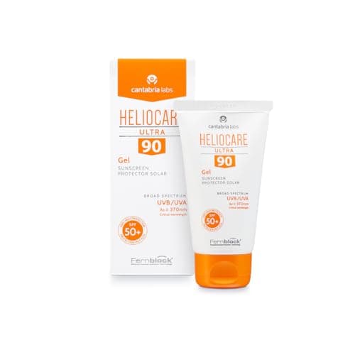 Image of Heliocare Ultra Gel SPF 90 50ml / Gel Face Sunscreen / Daily Uva and Uvb Anti-Ageing Sun Block / Combination, Oily & Normal Skin/ Matte Finish