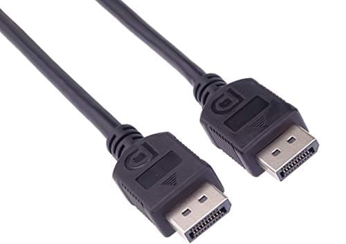 Image of PremiumCord 2m DisplayPort to DisplayPort Cable, 10.8 Gbps, 4K@30Hz, 2K@60Hz, Full HD 1080p, HDCP 2.2, Black
