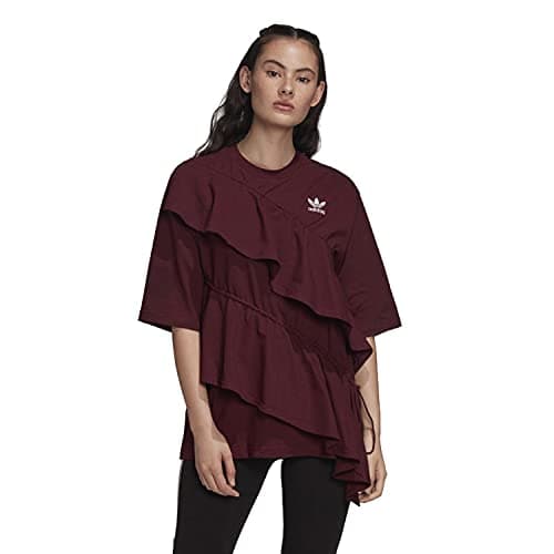 Image of Adidas Women's T Shirt Maroon Size L