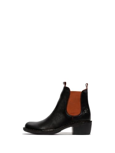 Image of Fly London Womens Meme030fly Fashion Boot, Black Red, 6 UK