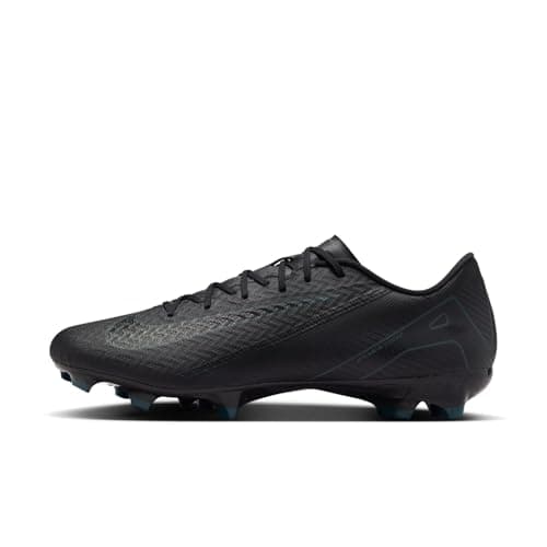 Image of Nike Zoom Vapor 16 Academy Fg/Mg Men's Football Shoe, Black/Black/Deep Jungle, 9