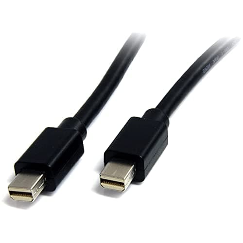 Image of StarTech.com 1m (3ft) Mini DisplayPort Cable - 4K x 2K Ultra HD Video - Mini DisplayPort 1.2 Cable - Mini DP to Mini DP Cable for Monitor - mDP Cord works with Thunderbolt 2 Ports - M/M