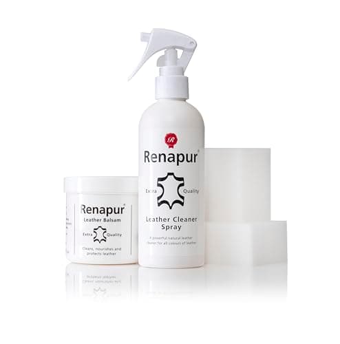 Image of Renapur Spray Clean & Condition Kit - (200ml) Leather Balm, (250ml) Leather Cleaner Spray & 4 Applicators