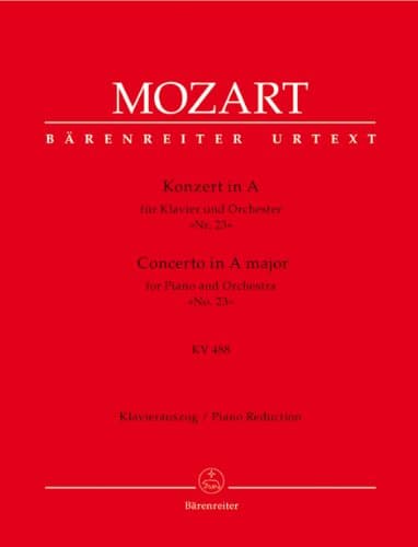 Image of Concerto for Piano No.23 in A major K.488 (Piano Reduction)