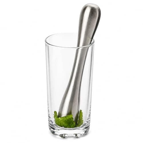 Image of Stainless Steel Muddler by bar@drinkstuff | Modern Stylish Design Perfect for Mojitos!