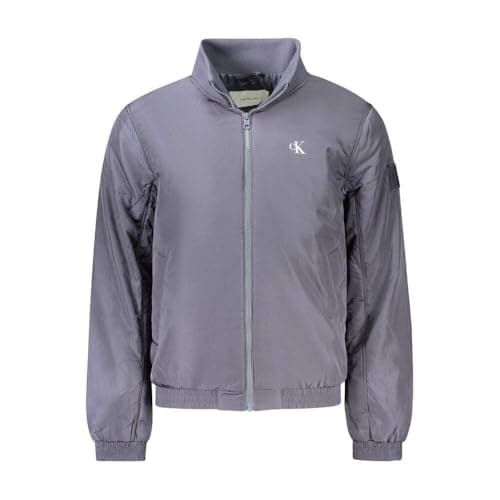Image of Calvin Klein Men's Warm Padded Harrington Jacket, Blue (India Ink), XXL