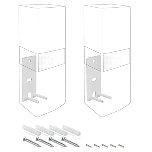 Image of Aiweiwa Wall Mount Brackets Compatible with Bose Surround Speakers 700, OmniJewel Lifestyle 650 Home Entertainment System (White)