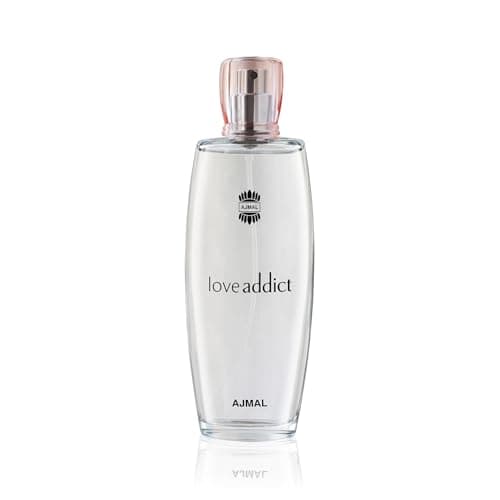Image of Ajmal Love Addict Eau de Parfum for Women – 100 ml | Long Lasting Floral Fruity Perfume with Musk & Amber | Everyday Wear Fragrance | Designed by Ajmal Perfumes