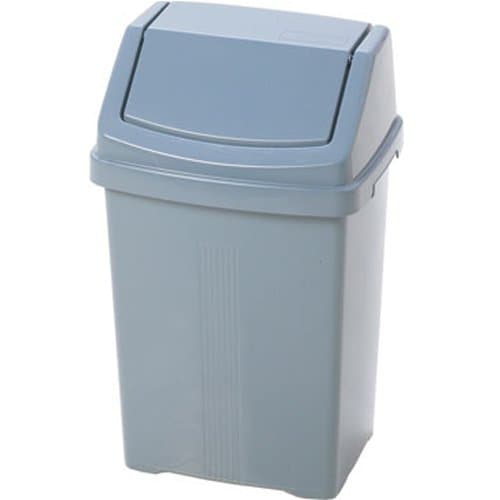 Image of Wham Casa Swing Bin 8Litre Silver 12080