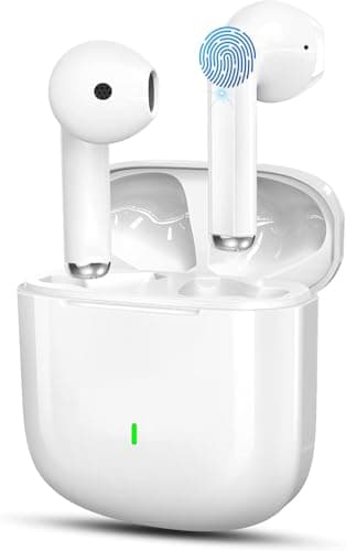 Image of Wireless Earbuds,Bluetooth 5.4 Headphones in Ear buds with 4 ENC Noise Cancelling Mic Bluetooth Earphones,48H HiFi Stereo Deep Bass,IP8 Waterproof Touch Control Wireless Headphones for Android IOS