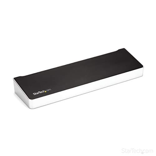 Image of StarTech.com USB-C Dock - 4K Triple Monitor Laptop Docking Station with Dual DisplayPort & HDMI - 100W Power Delivery - USB-C, 4x USB-A Hub - USB 3.1 Gen 1 Type-C Dock - Windows & Mac (DK30CH2DEPUE)
