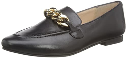 Image of Hush Puppies Women's Harper Chain Loafers, Black, 5