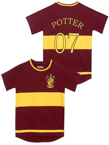 Image of Harry Potter Boys Gryfindor Quidditch T-Shirt Age 6 to 7 Years Multicoloured