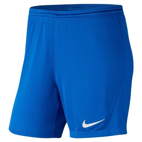 Image of NIKE Women's W Nk Dry Park Iii Nb K Sport Shorts, Royal Blue/White, S UK