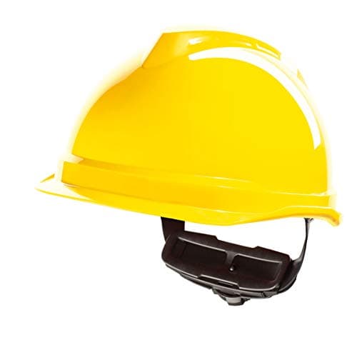 Image of MSA V-Gard 520 Peakless Safety Helmet MSAGV9 Colour=Yellow