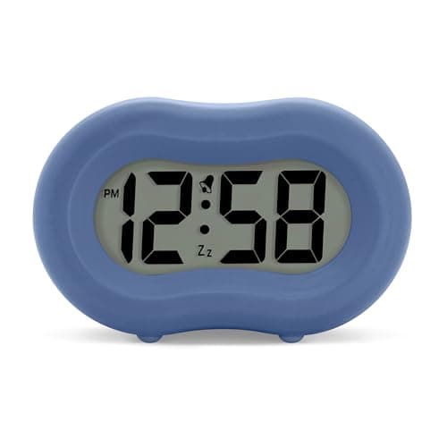 Image of Acctim Vierra Digital Alarm Clock Smartlite® Superbrite® Crescendo Alarm Silicone Case (Blue)