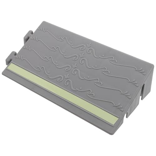Image of Homoyoyo Robot Vacuum Cleaner Ramp Cushion 2pcs Plastic Non-slip Threshold Mat with Glow in The Dark Guidance for Indoor Use Supporting Sweeping Robot Maintenance