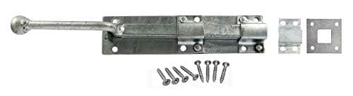 Image of 18" 450mm High Quality Monkey Tail Bolts Gate/Door Locks - Hot Dipped Galvanised - MBS18GP