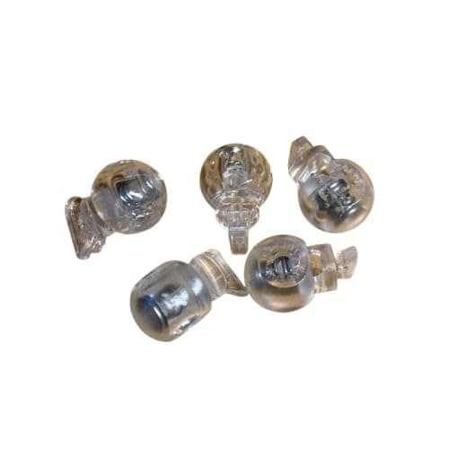 Image of Clip-on Roman Blind Safety Toggles/Cord Adjusters/Orb/Spring Loaded (RM1002) (Pack of 10)