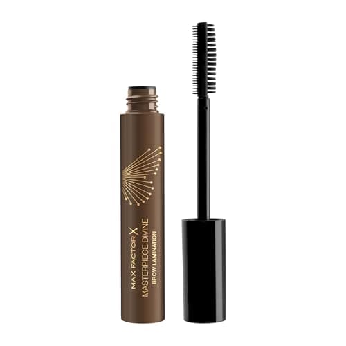 Image of Max Factor Masterpiece Divine Brow Lamination Gel 003 Medium, 2-Sided Applicator, Salon-Like Lamination, Combs & Lifts, Non-Crunchy But Strong Hold, Eye Lift Effect, Ultimate Precision