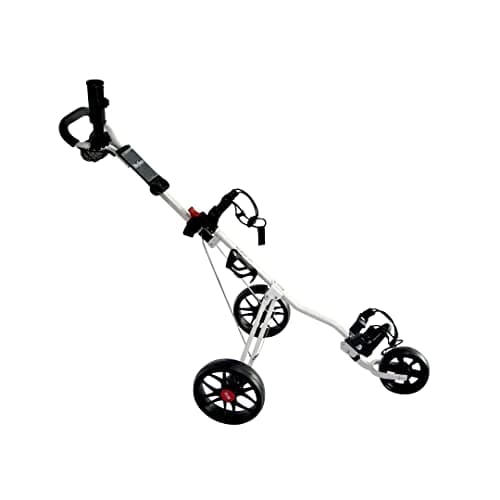 Image of MacGregor Golf Trolley, Stainless Steel, White, One Size (MACCART001)