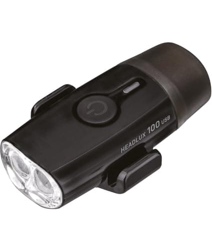 Image of Topeak HeadLux 100 USB rechargeable Front Light, Black