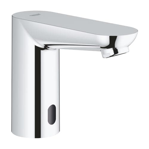 Image of GROHE 36269000 1/2-inch Euroeco Cosmopolitan E Infra-Red Electronic Basin Tap - Chrome