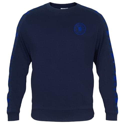 Image of Chelsea Men’s Sweatshirt Taped Official Football Gift Navy Large