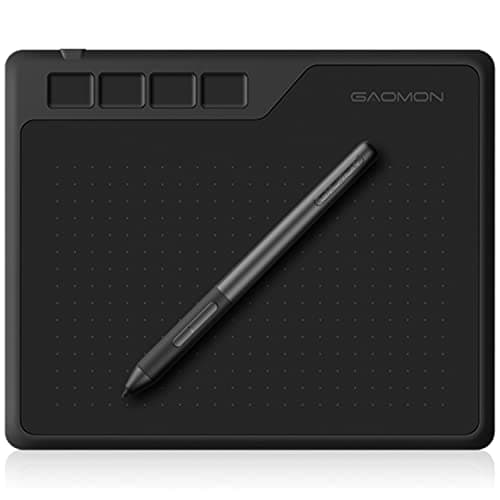 Image of GAOMON S620 OSU Signature Graphics Tablet with 4 Express Buttons, for Drawing, Online-Learning, Compatible with Windows & Mac & Android