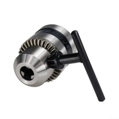 Image of CNC Milling Machine Drill Chuck B12 with Wrench Clamping Range 1.5-10mm for Lathe Drilling Wood Working Adapter (Chuck Shaft 8mm)