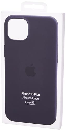 Image of Apple iPhone 15 Plus Silicone Case with MagSafe - Black 