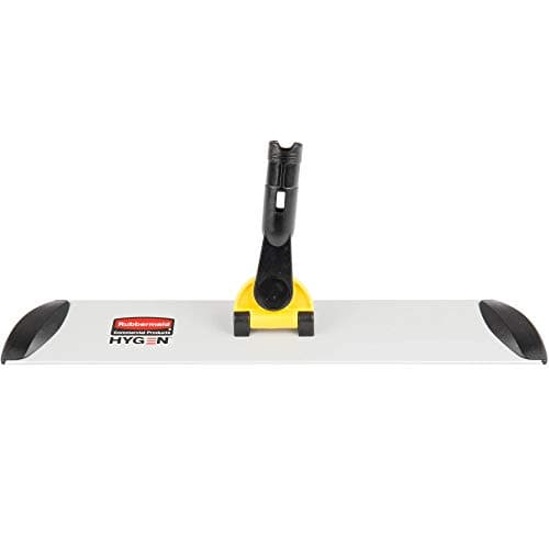 Image of Rubbermaid Commercial Products, Lightweight HYGEN Quick-Connect Mop Frame for Wet or Dry/Dust Pads, 17 Inch, FGQ56000YL00