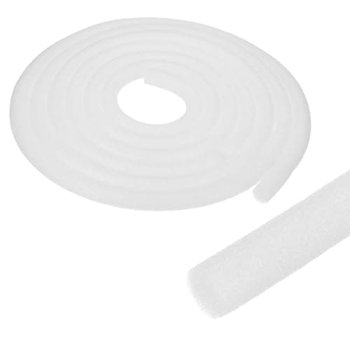 Image of sourcing map Foam Backer Rod, 15mm x 3 Meters Crack Filler Rope, Weather Strip Seal for Concrete Filling, Joints and Gaps, Doors, Windows, White