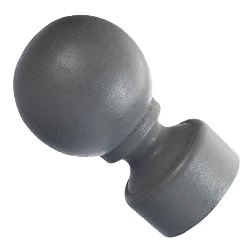 Image of IANPAV Wooden Finials modern, 35mm, 2Pc, Grey