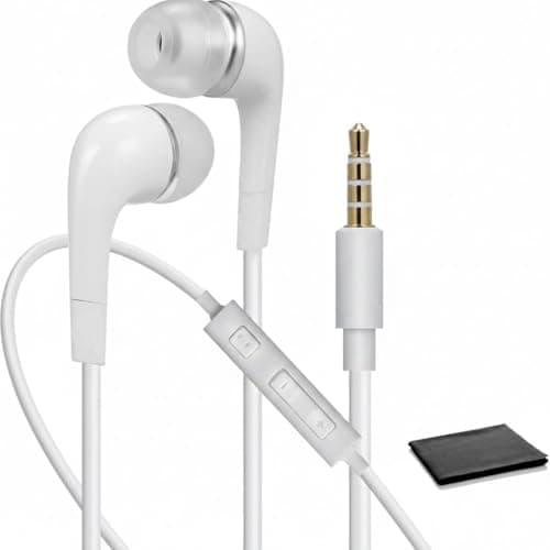 Image of Earphones Wired Headphones and Microphone 3.5mm In-Ear Magnetic,remote sound control Compatible With Phone Samsung Huawei Android Smartphones Tablets Laptops