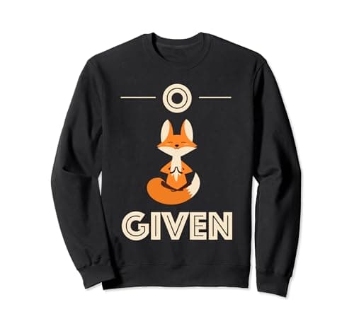 Image of Zero fox given: Calm Yoga Fox Sweatshirt